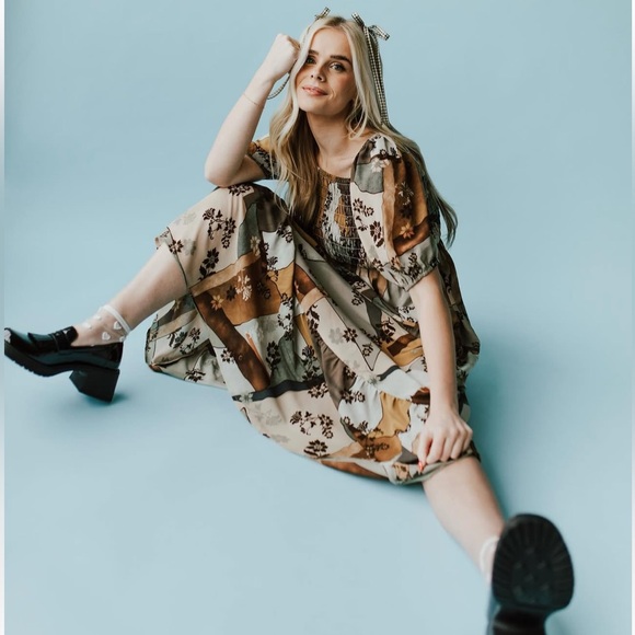 Polagram Earthy Patchwork Maxi Dress - Picture 5 of 6